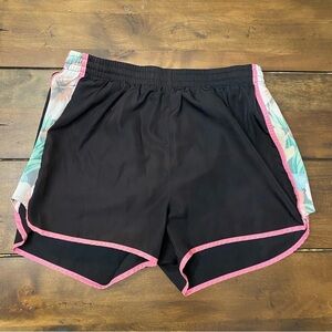 PINK Victoria’s Secret Shorts Black Floral size M